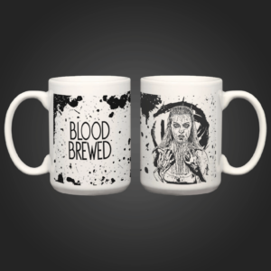 Vicky Psarakis "Blood Brewed" 15 oz. Mug